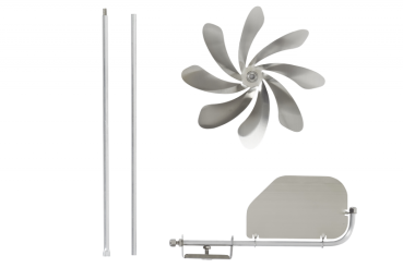 A1004 - SKARAT Windrad Speedy20 plus, kugelgelagert mit Windfahne (360 Grad)