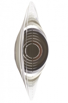 A2002 - steel4you SKARAT 3D-Windspiel Kreis aus Edelstahl