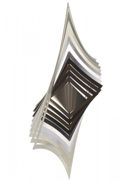 A2001 - steel4you SKARAT 3D-Windspiel Raute aus Edelstahl